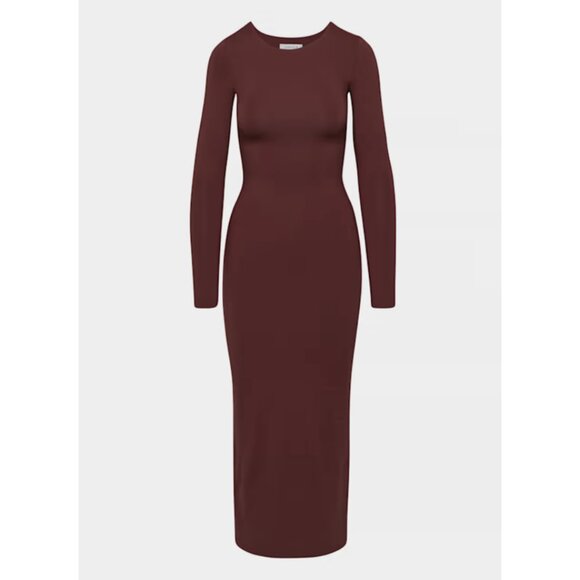 Aritzia Brown Midi Dress - Picture 7 of 7